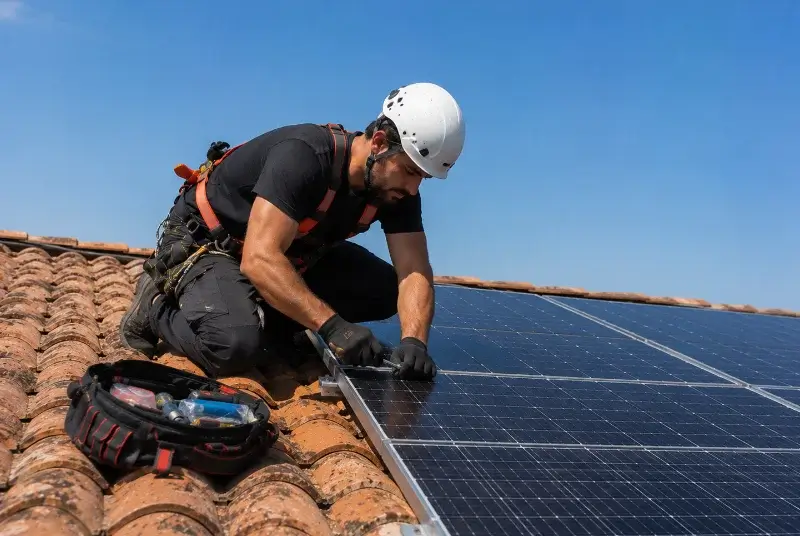 Maintenance et monitoring de panneaux solaires à Toulon
