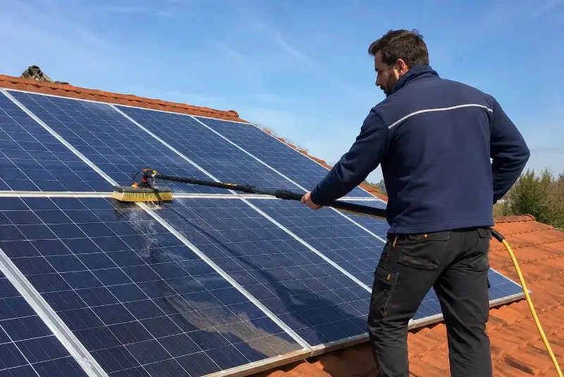 Nettoyage et entretien de panneaux solaires à Toulon